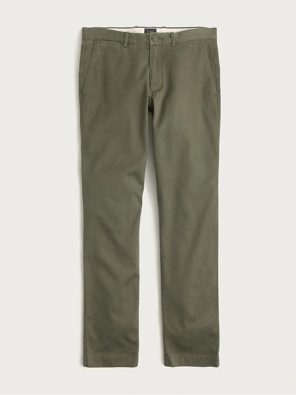 J. Crew 770M Straight-fit stretch chino pant in Catskill Green 34 NWD $98 AR886